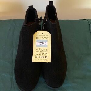 Toms bootie- size 10